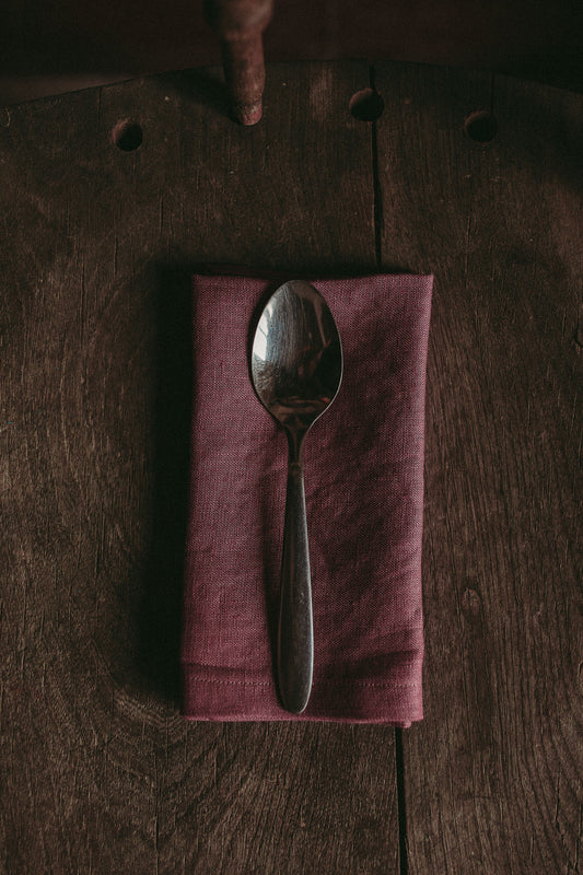 Linen Napkin Plum - set of 6