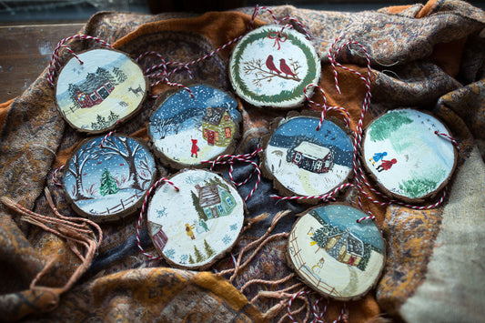 Hand painted Christmas Ornaments