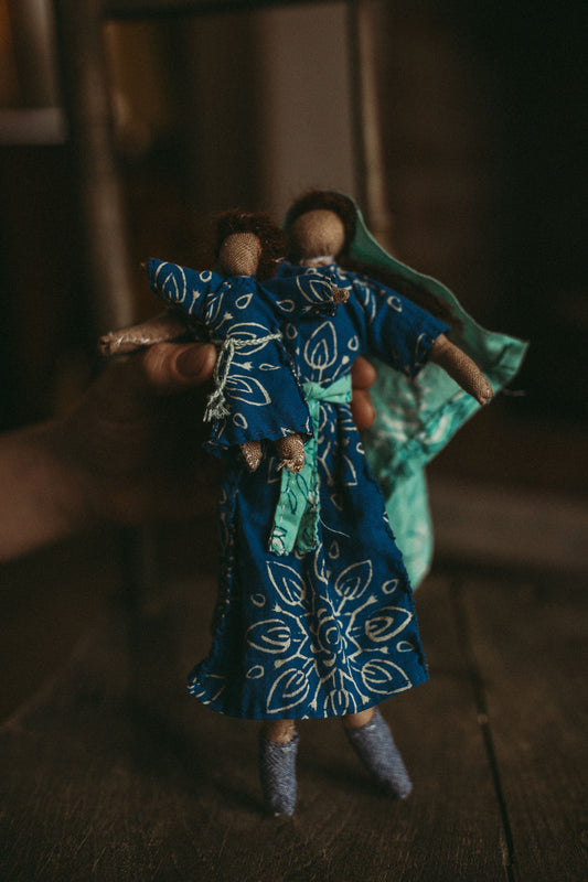 Primitive Cloth Dolls - Aiyla & Ela